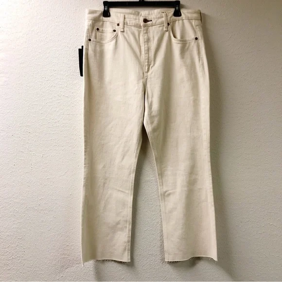 Rag & Bone Nina High Rise Ankle Flare Denim Jeans - Picture 2 of 13